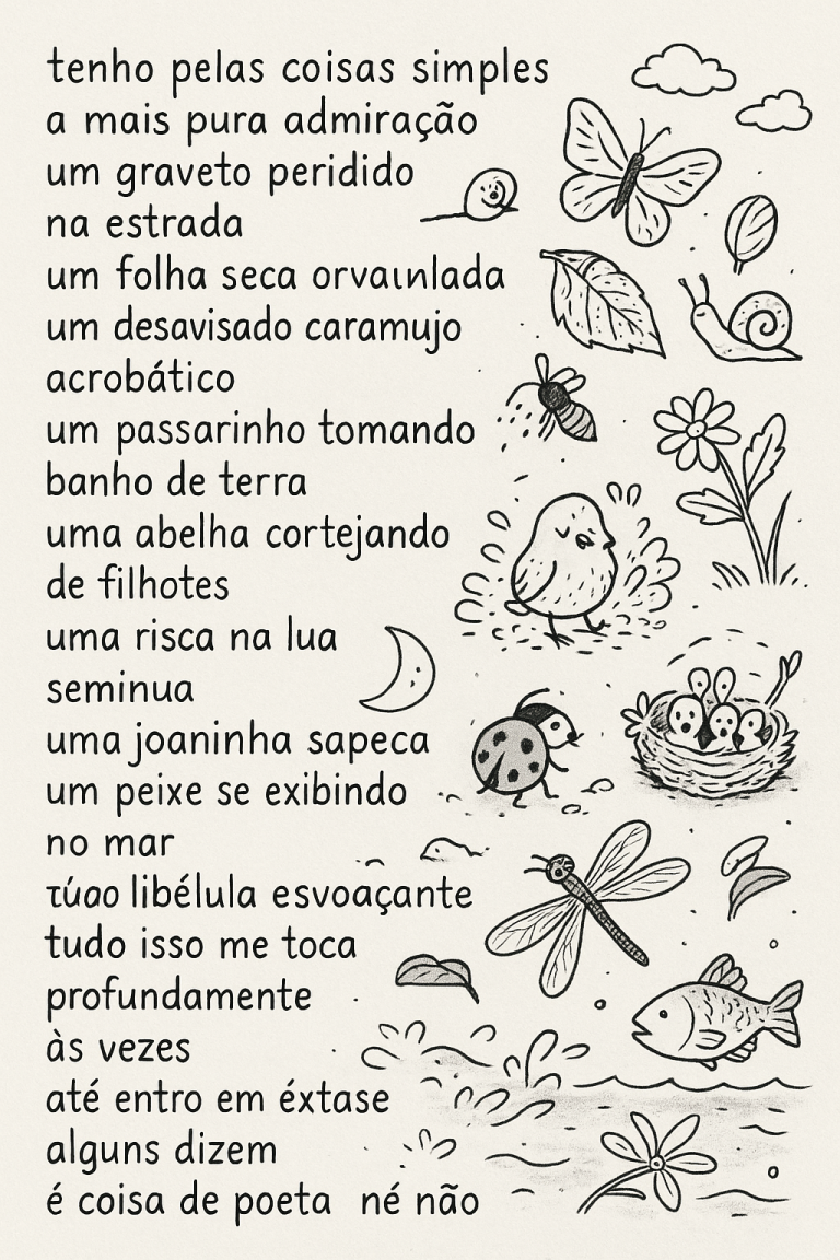 Poesia de Dinovaldo Gilioli, trabalhador  aposentado da Eletrosul e ex-dirigente do Sinergia