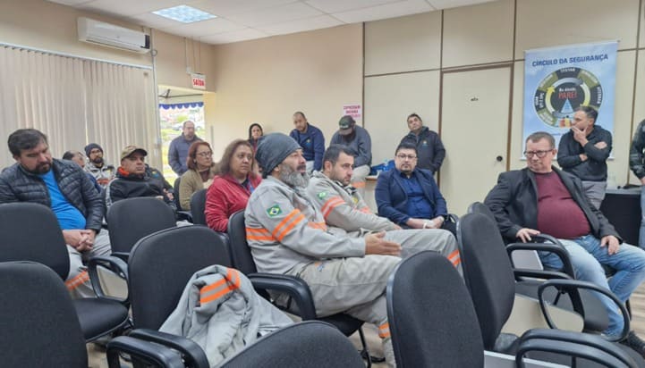Intercel debate Saúde e Segurança com trabalhadores da ARLAG