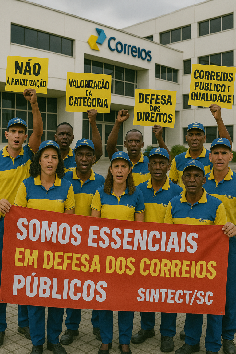 Trabalhadores dos Correios fazem mobilização por direitos
