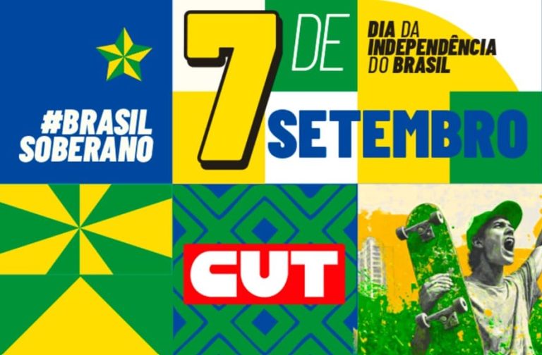 Participe dos atos em defesa da soberania do país no 7 de  setembro