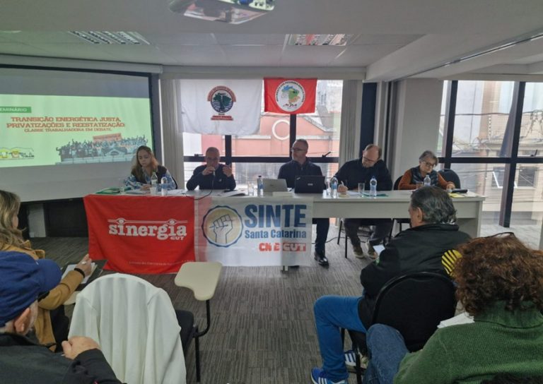 Classe trabalhadora debate transição energética justa e enfrenta agenda de privatizações
