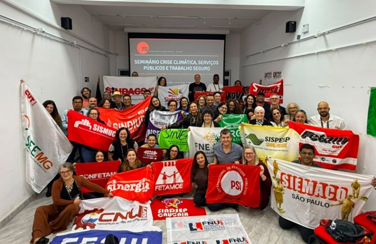 Sinergia participa de seminário sobre crise climática e trabalho seguro